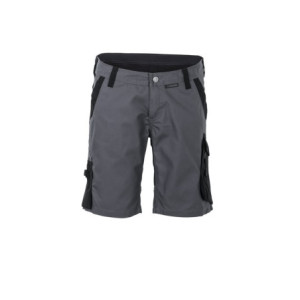 Planam Damen Shorts Norit - schiefer/schwarz