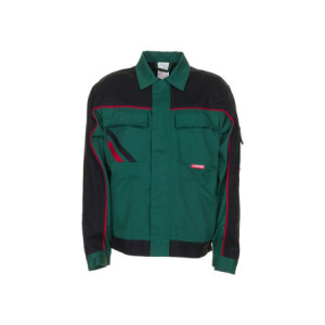 Planam Bundjacke Highline - grün/schwarz/rot