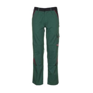 Planam Bundhose Highline - grün/schwarz/rot