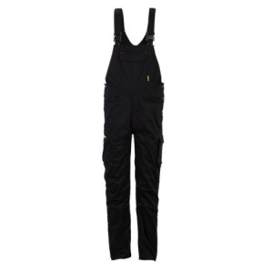 Planam Latzhose  Stretchline - schwarz