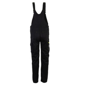 Planam Latzhose  Stretchline - schwarz