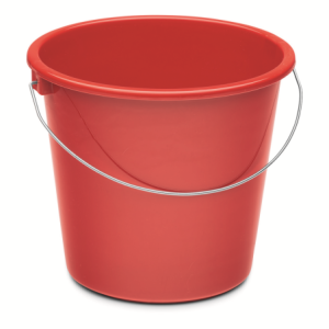 Nölle Haushaltseimer 5 Liter rot 5 Liter / Kunststoff