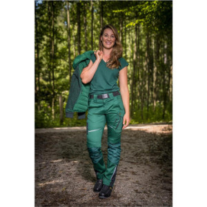 Leibwächter FLXDH21, Damen Bundhose grün-schwarz