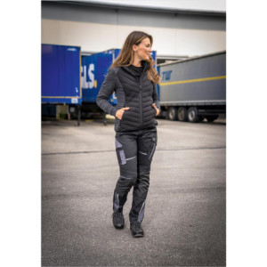 Leibwächter FLXDH25, Damen Bundhose schwarz-grau