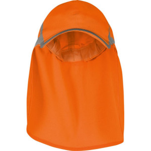 Vizwell VWOT318 UV50+, Kappe mit Nackenschutz leuchtorange