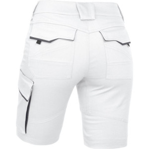 Leibwächter FLXDK24, Damen Shorts weiß-grau