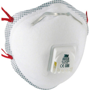 3M 3M8833 FFP3, Komfort-Feinstaubmaske