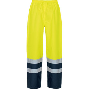 Vizwell VWJK64, Regenhose leuchtgelb-marine