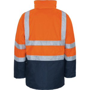 Vizwell VWJK44, Parka 5 in 1 leuchtorange-marine