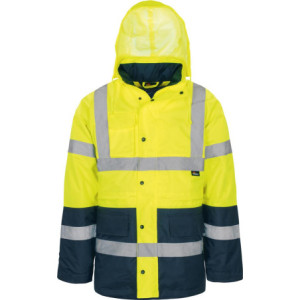 Vizwell VW05D, Parka 2 in 1 leuchtgelb-marine