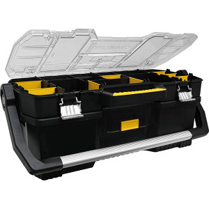 Stanley Werkzeugbox mit Organizeraufsatz