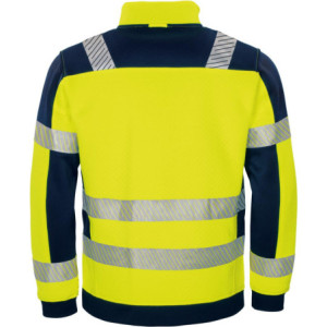 Vizwell VWFC62, Stepp-Innenjacke leuchtgelb-marine