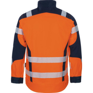 Vizwell VWT190 Flex HiVis, Bundjacke leuchtorange-marine