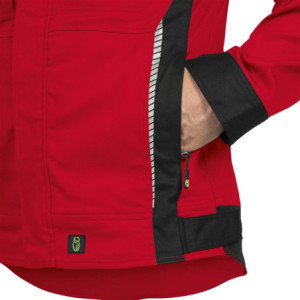 Leibwächter FLEXJ22, Bundjacke rot-schwarz