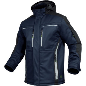 Leibwächter FLEXI30, Winter-Softshelljacke marine-schwarz