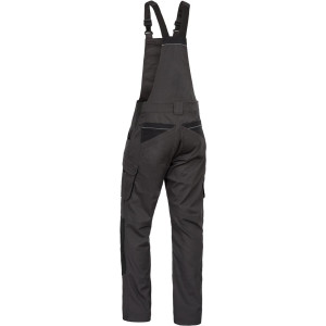 Leibwächter DYNL28, Latzhose anthrazit-schwarz