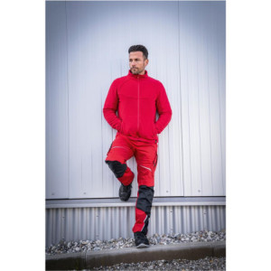 Leibwächter FLEXH22, Bundhose rot-schwarz