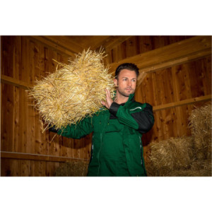 Leibwächter FLEXL21, Latzhose grün-schwarz