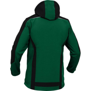 Leibwächter FLEXS21, Softshelljacke grün-schwarz