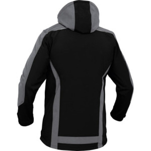 Leibwächter FLEXS25, Softshelljacke schwarz-grau