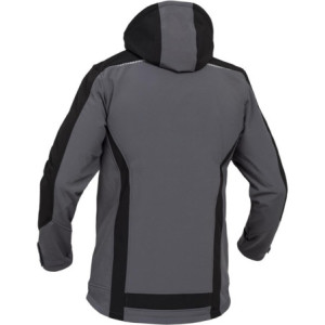 Leibwächter FLEXS27, Softshelljacke grau-schwarz