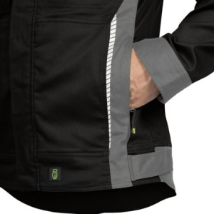 Leibwächter FLEXJ25, Bundjacke schwarz-grau