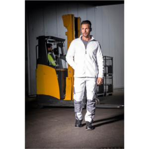 Leibwächter CAFLJ04, Fleecejacke weiß