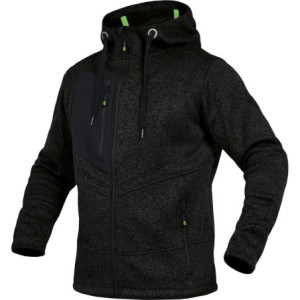 Leibwächter CASTJ05, Strickjacke schwarz
