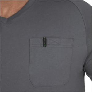 Leibwächter FLEXT07 · Uwe, T-Shirt V-Neck grau