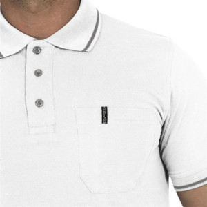 Leibwächter FLEXU04 · Jens, Polo-Shirt weiß