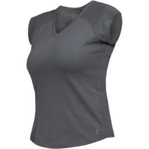 Leibwächter FLXDT07 · Lisa, Damen T-Shirt grau
