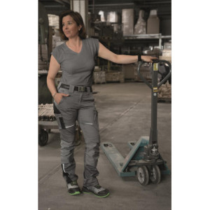 Leibwächter FLXDT07 · Lisa, Damen T-Shirt grau