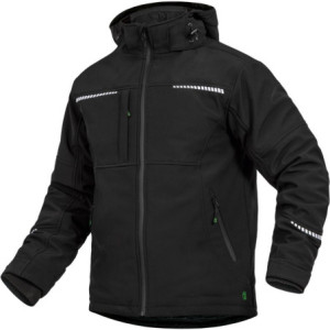 Leibwächter CAI05, Winter Softshelljacke schwarz