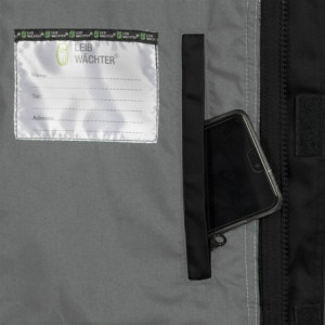 Leibwächter FLEXV25, Weste schwarz-grau