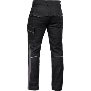 Leibwächter FLXHO25, Bundhose ohne Knietaschen schwarz-grau