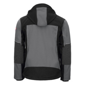NITRAS MOTION TEX PLUS, Softshelljacke, grau / schwarz