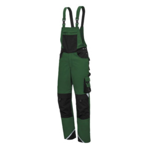 NITRAS MOTION TEX PLUS, Latzhose, grün / schwarz