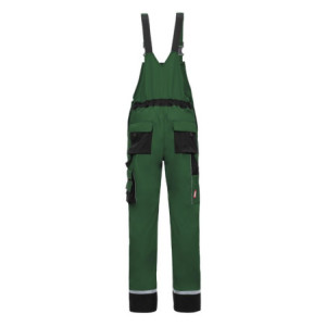 NITRAS MOTION TEX PLUS, Latzhose, grün / schwarz