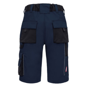 NITRAS MOTION TEX PLUS, Arbeitshose, kurz, marineblau / schwarz
