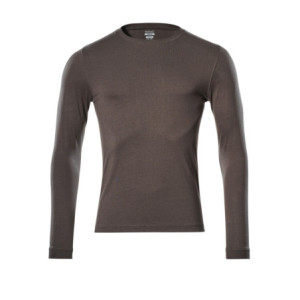 MASCOT® CROSSOVER T-Shirt, Langarm - Dunkelanthrazit