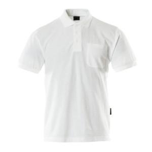 MASCOT® Borneo CROSSOVER Polo-Shirt mit Brusttasche - Weiß