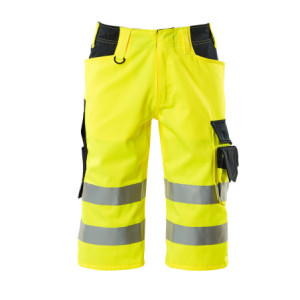 MASCOT® Luton SAFE SUPREME Shorts, lang - Hi-vis Gelb/Schwarzblau