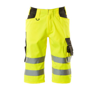 MASCOT® Luton SAFE SUPREME Shorts, lang - Hi-vis Gelb/Dunkelanthrazit