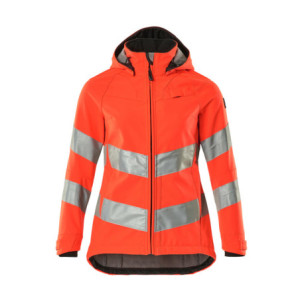 MASCOT® Damen SAFE SUPREME Soft Shell Jacke - Hi-vis Rot