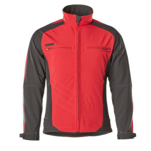 MASCOT® Dresden UNIQUE Soft Shell Jacke - Rot/Schwarz