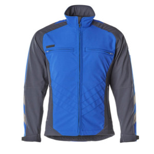 MASCOT® Dresden UNIQUE Soft Shell Jacke - Kornblau/Schwarzblau