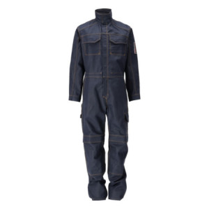 MASCOT® Baar MULTISAFE Overall mit Knietaschen - Schwarzblau
