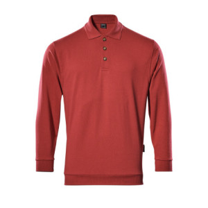 MASCOT® Trinidad CROSSOVER Polo-Sweatshirt - Rot