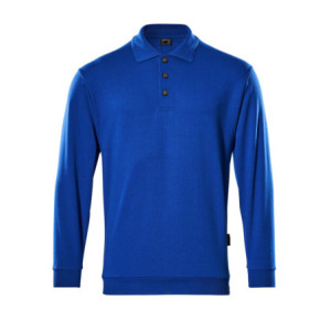 MASCOT® Trinidad CROSSOVER Polo-Sweatshirt - Kornblau