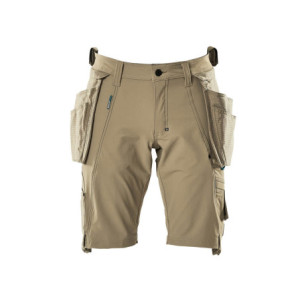 MASCOT® ADVANCED Shorts mit Hängetaschen - Hellkhaki